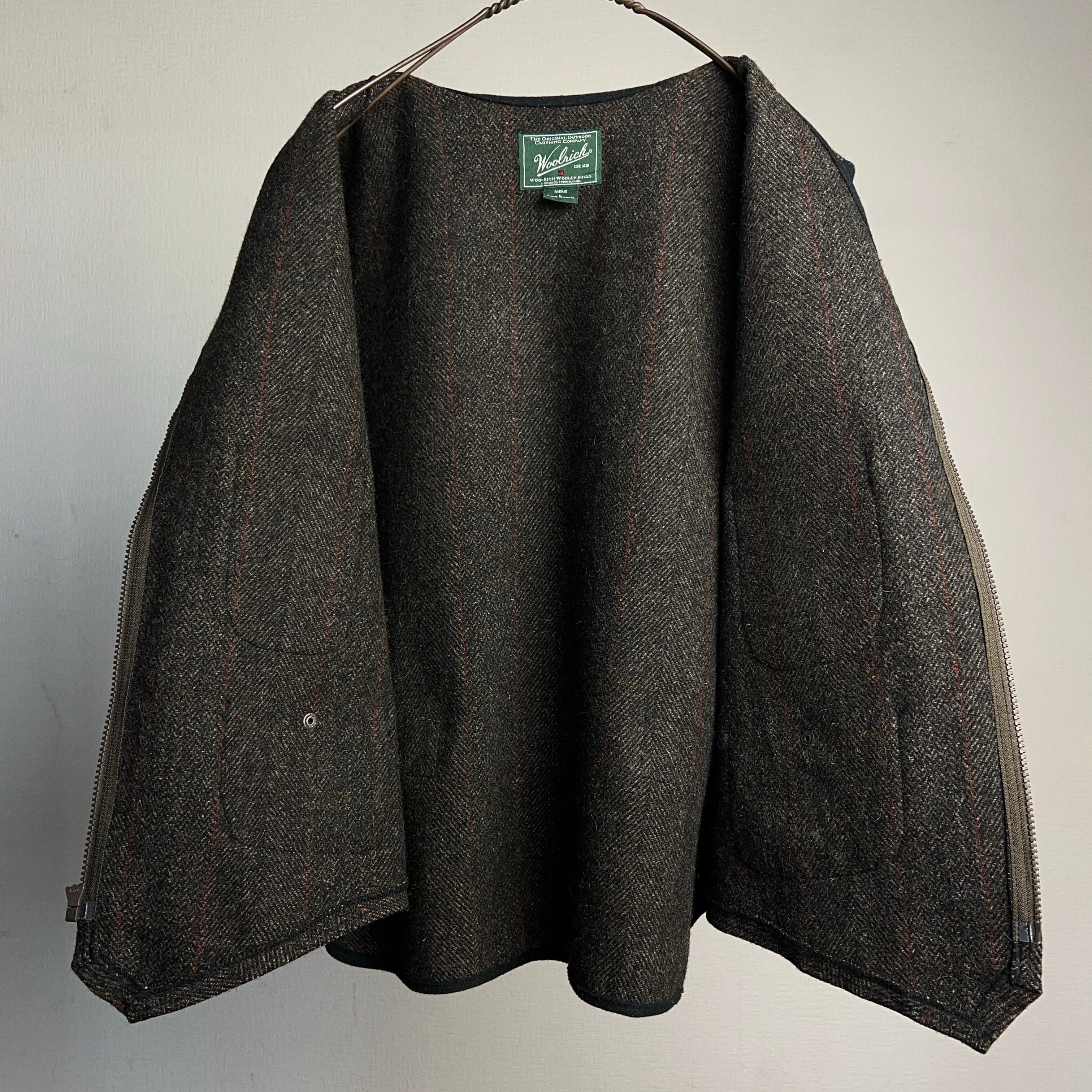 Woolrich Tweed Wool Vest ウールリッチ ツィード ウールベスト HBT