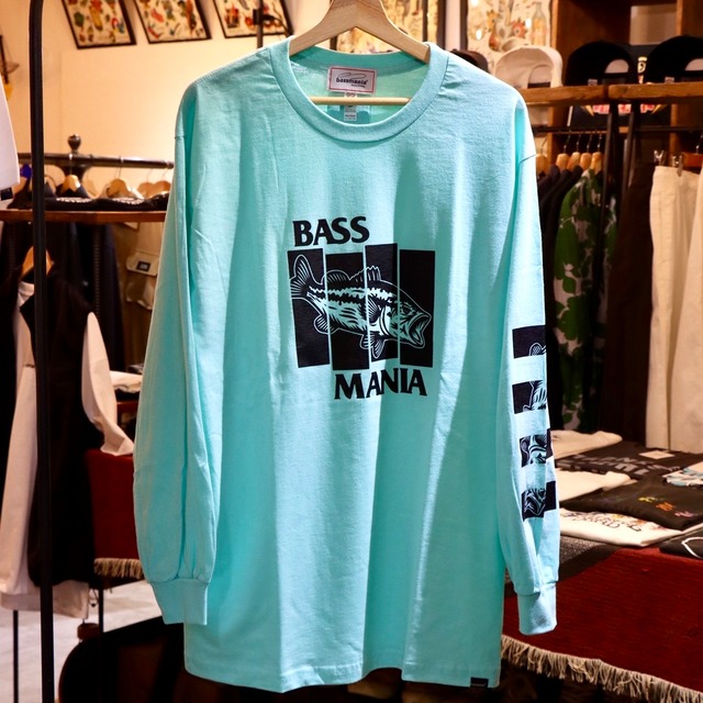FLAG BASS L/S Tee［MINT］