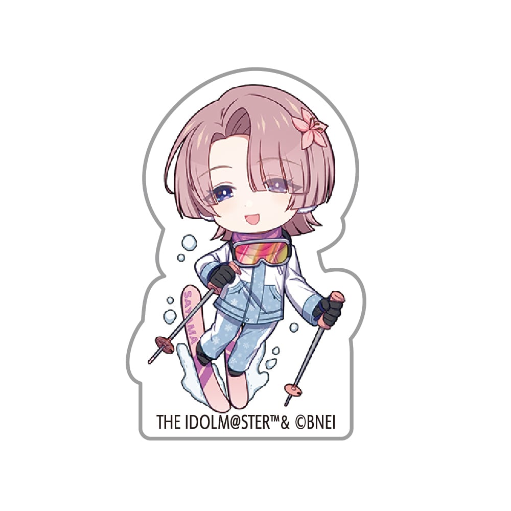 学園アイドルマスター ミニキャラマットアクリルブロック_有村麻央