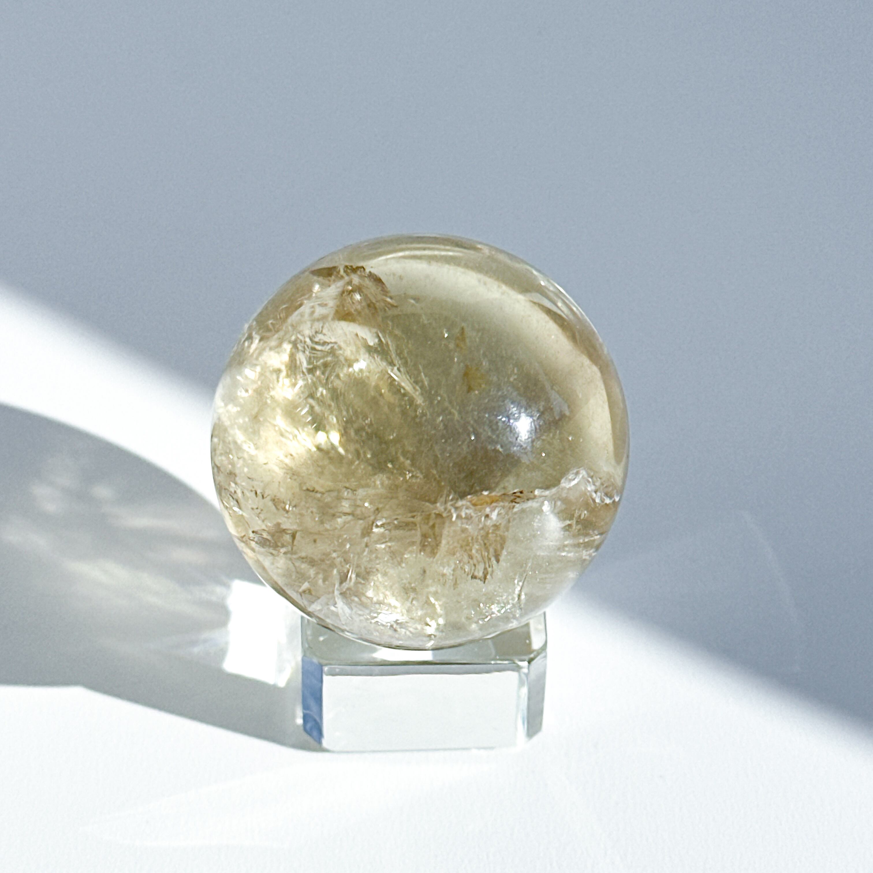 シトリン（黄水晶） スフィア13 ◇ Citrine ◇ 天然石・鉱物