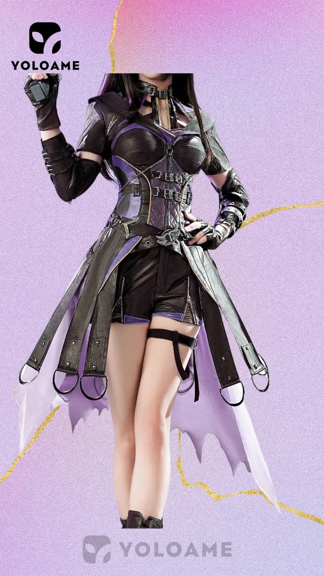 三分妄想  恋と深空 主人公 コスプレ 闇夜の潜行戦闘セット 衣装