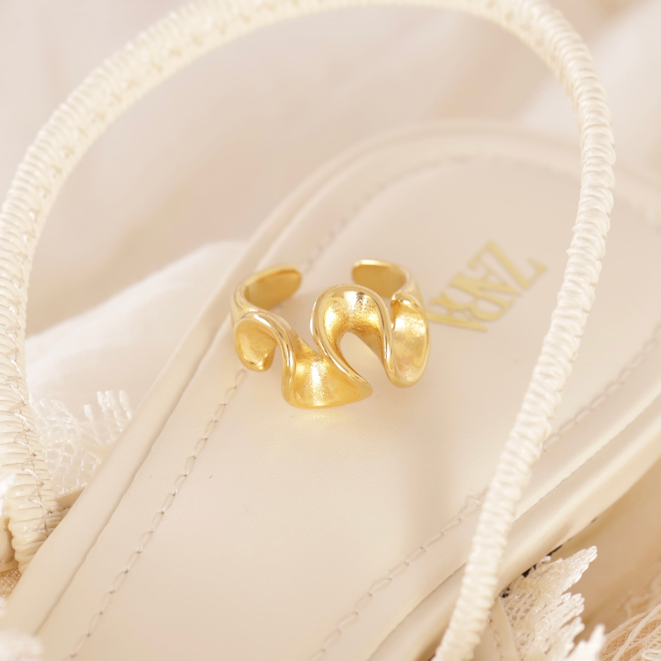 316L frill line ring #r43