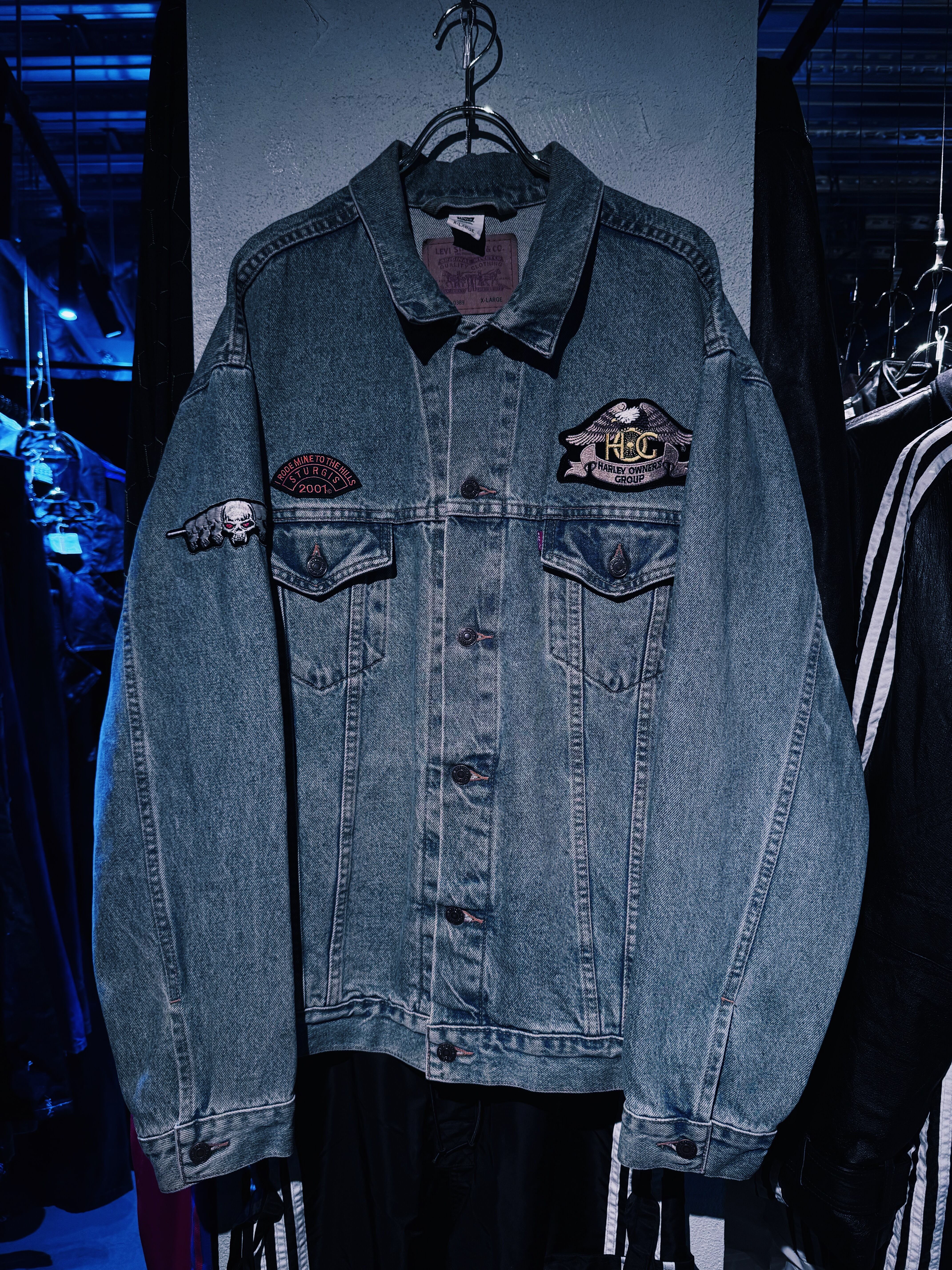 【D4C】special vintage "Levi's" patch custom design denim jacket