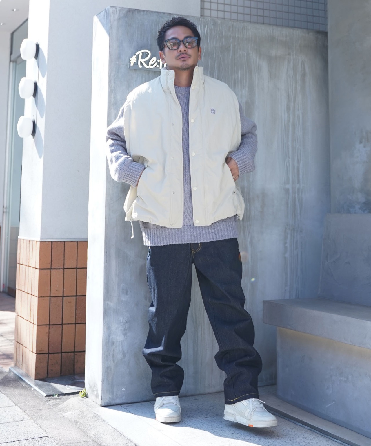 【#Re:room】ICON ONE POINT LITE PUFF VEST［REJ118］