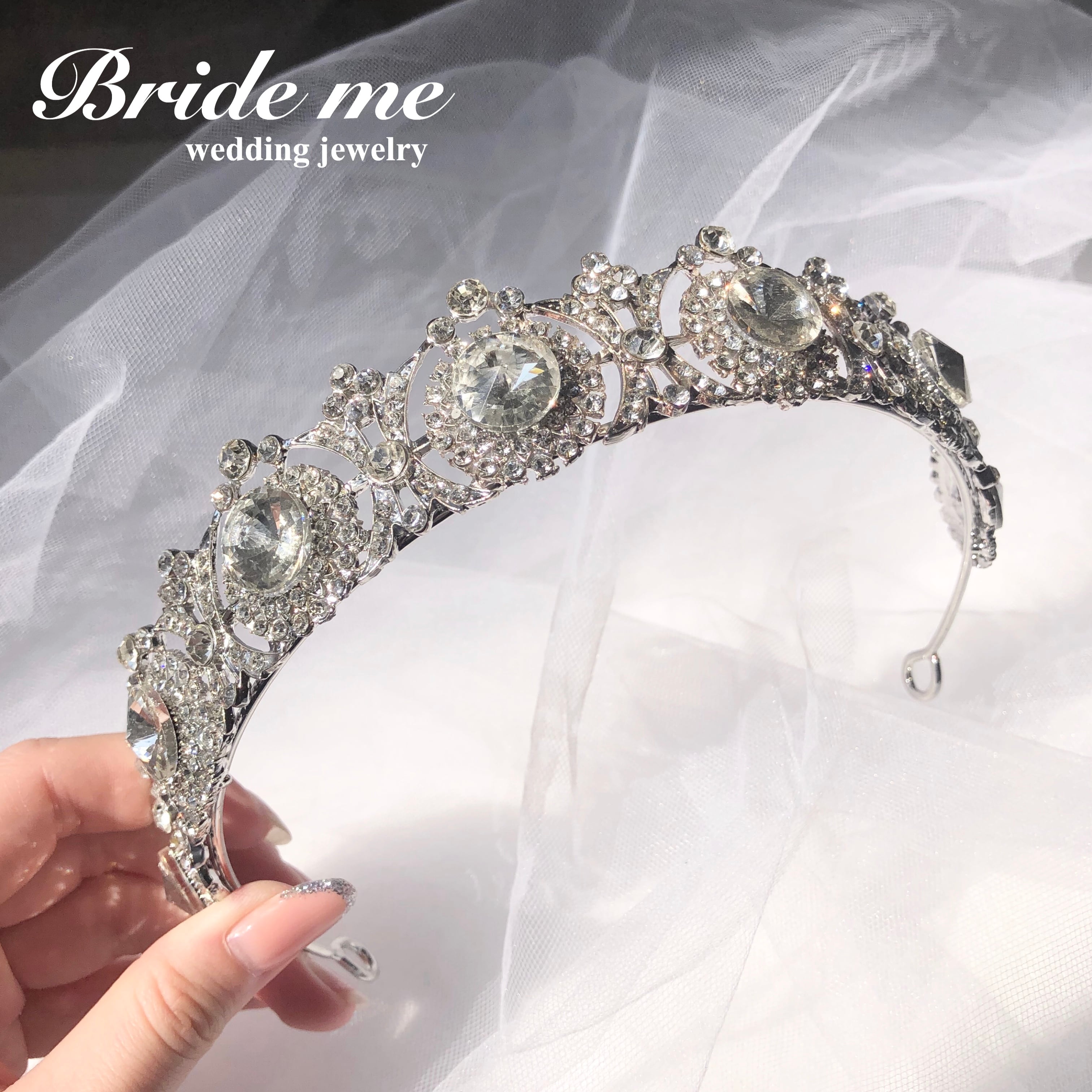 bride me ウエディング　ティアラ