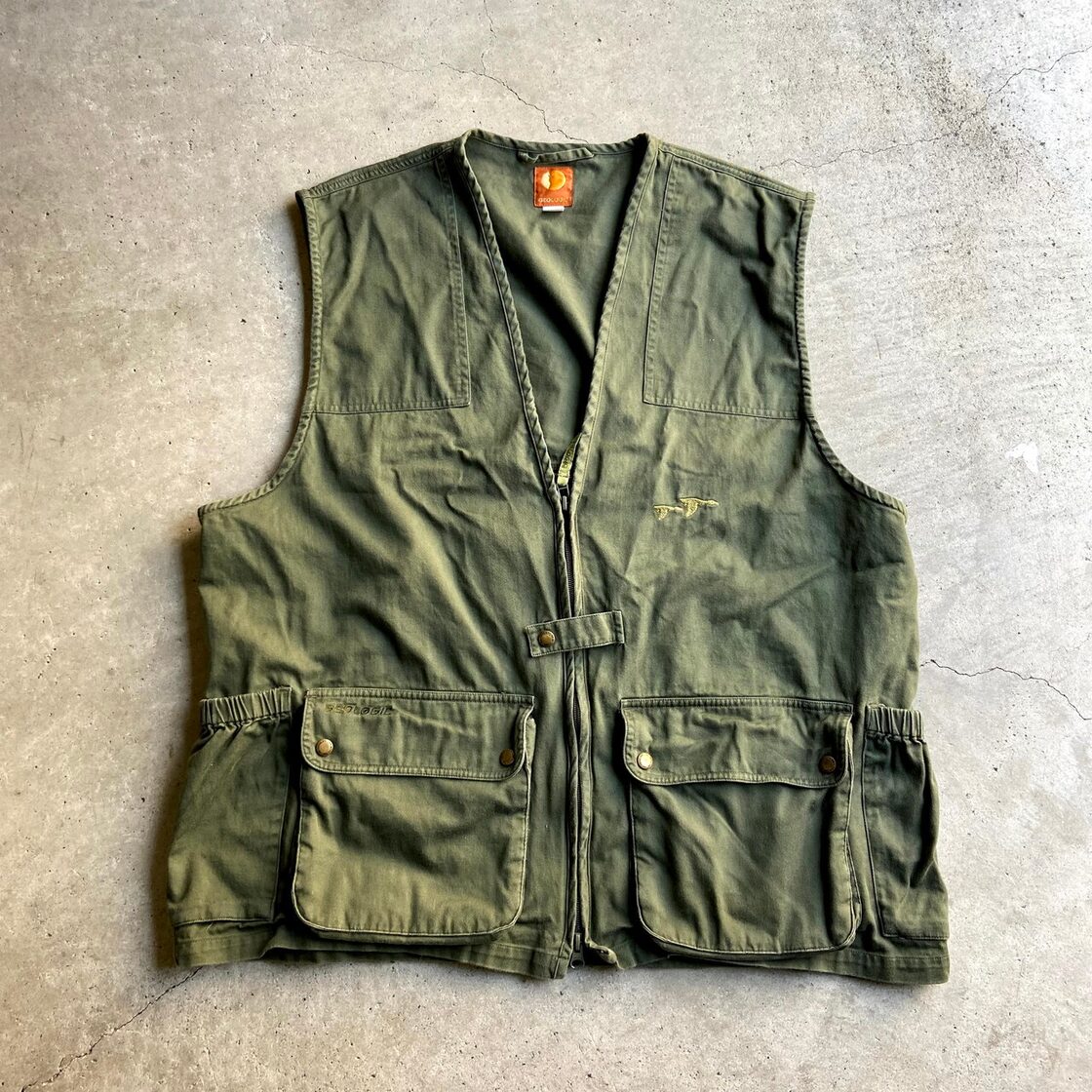 ビッグサイズ GEOLOGIC アウトドアベスト メンズXXL相当 古着 多 
