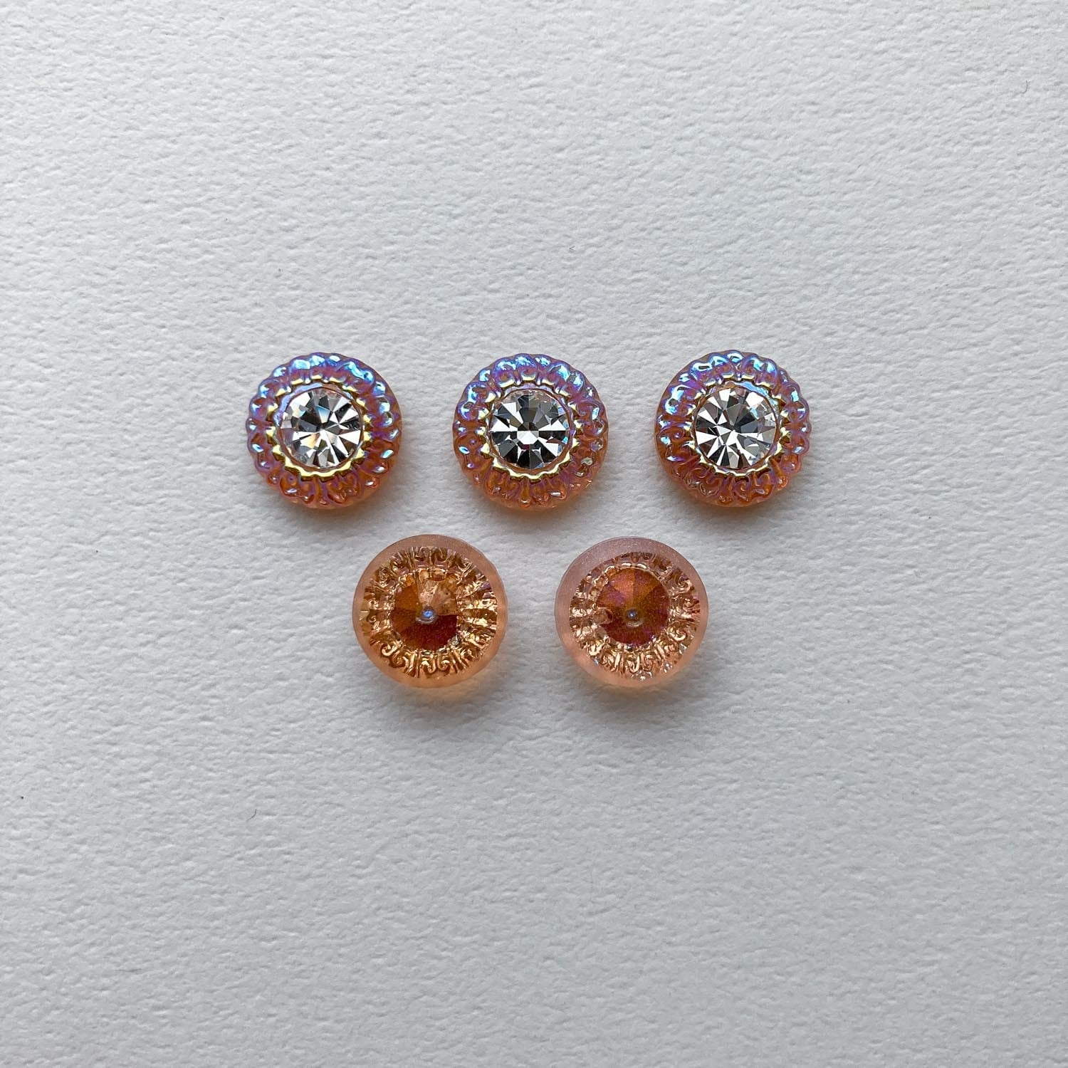 再入荷〉キラキラビジューのチェコガラスカボションS（12mm） | Dua