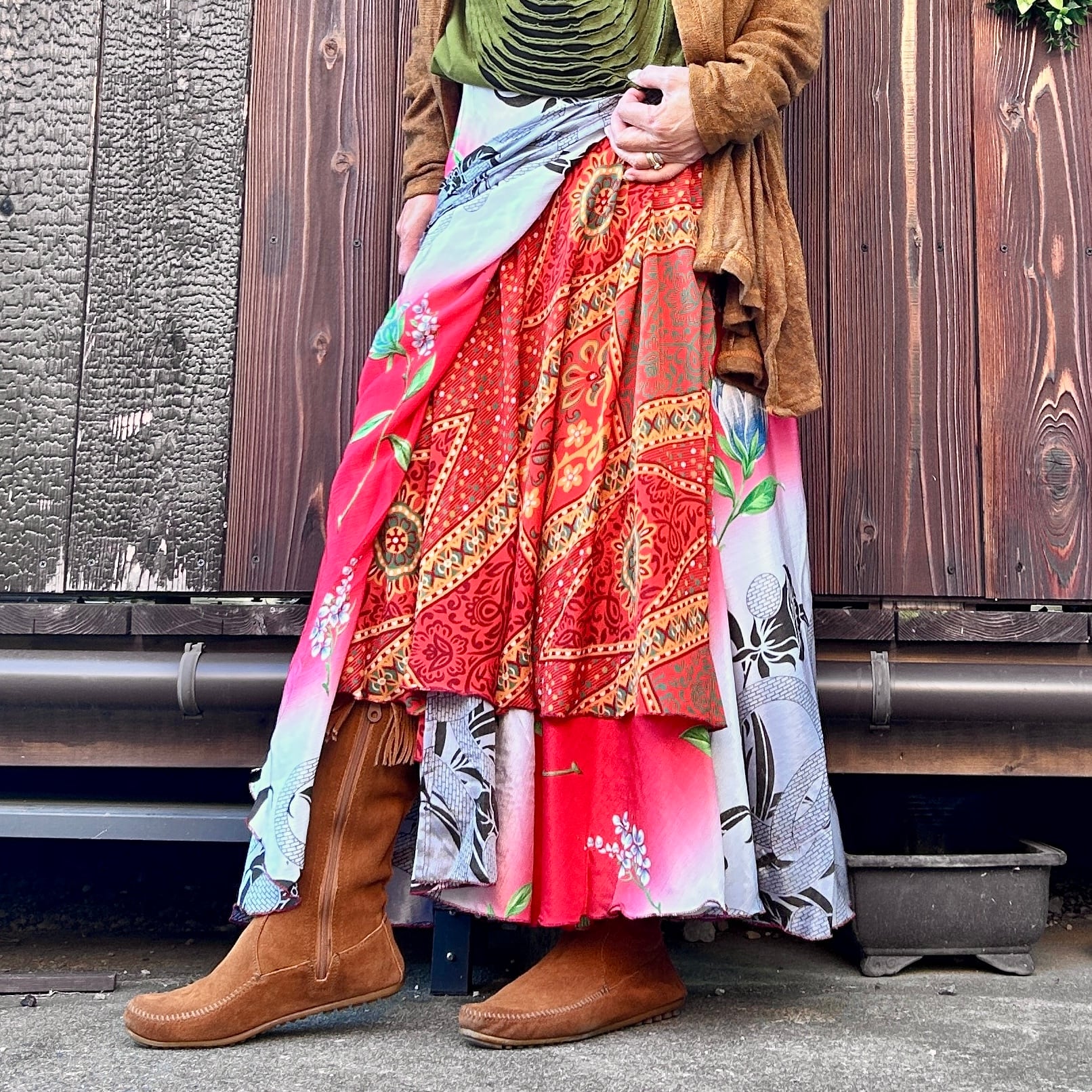 シルク巻きスカート1611 | アジアン雑貨ルチュ