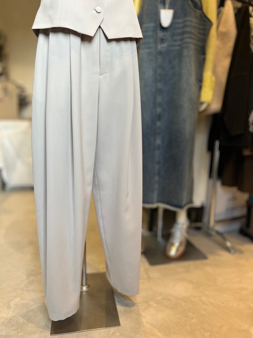 【PASSIONE】3ピース可 タックイージーパンツ 616634