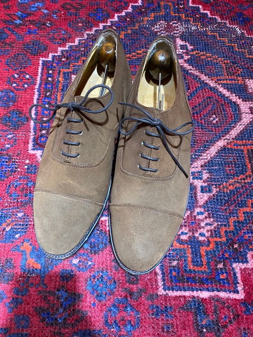 ◎.J.MAcGiLL&Co SUEDE LEATHER STRAIGHT TIP SHOES/マックギルスウェードレザーストレートチップシューズ2000000057361