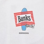 90s-00s Banks Beer プリントTシャツ ホワイト