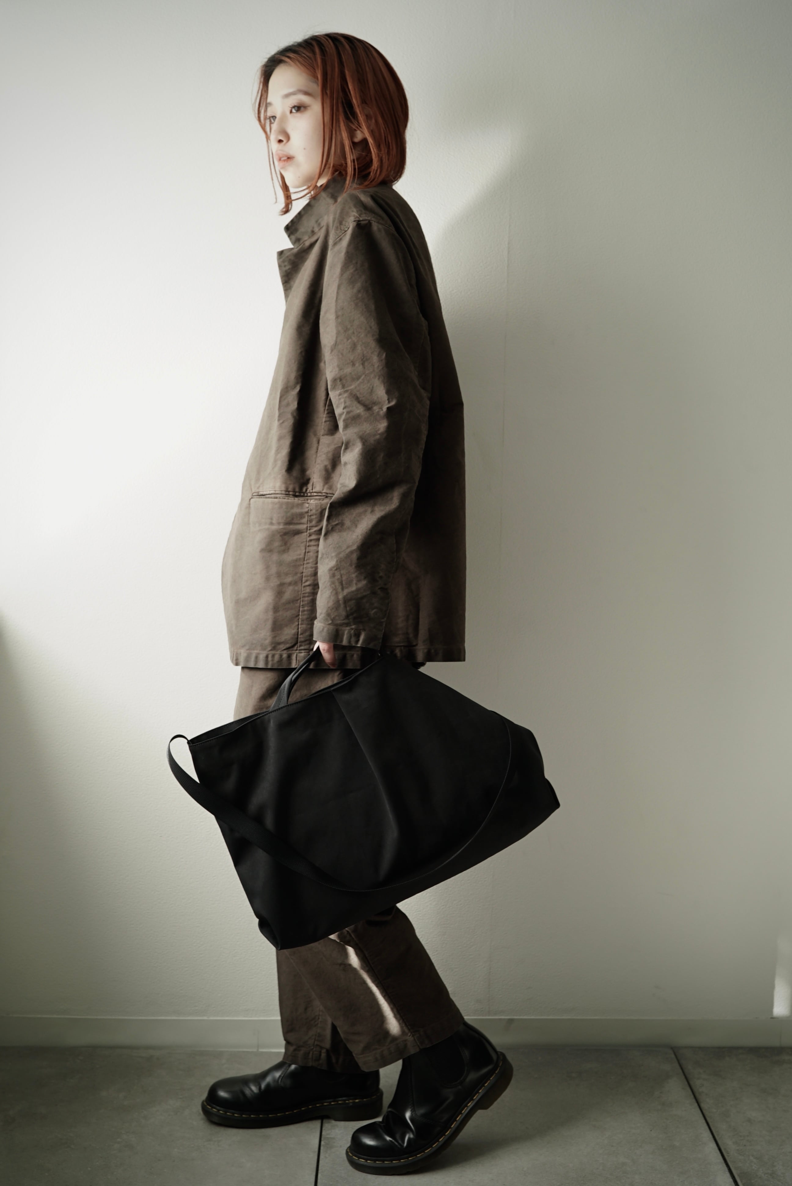COLINA トートバッグ COLINA de passaros コリーナ High Density Milcloth Tuck Tote (BLACK