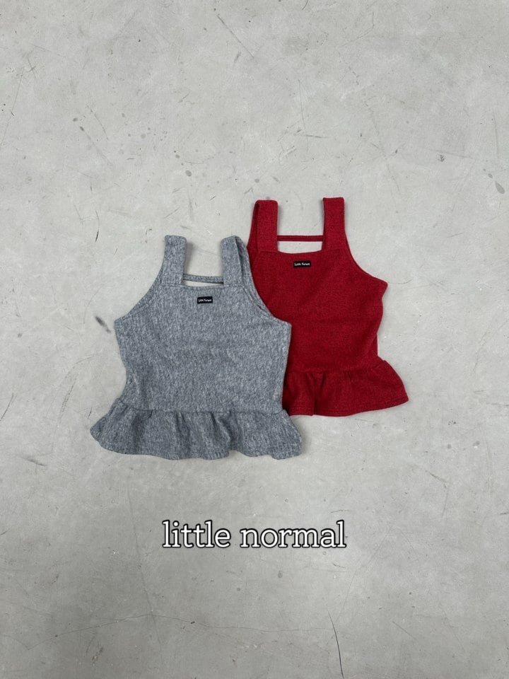 ※11/23まで5%OFF予約【little normal】fleece ops/S-XL