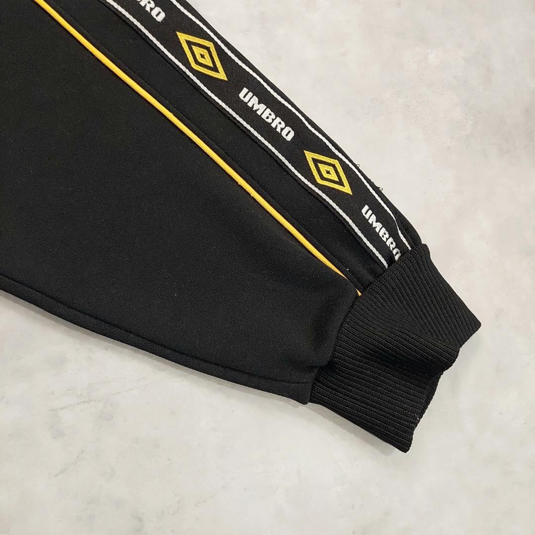 UMBRO アンブロ トラックジャケット 古着 ロゴ 刺繍 L 黒 16508 | fuufu