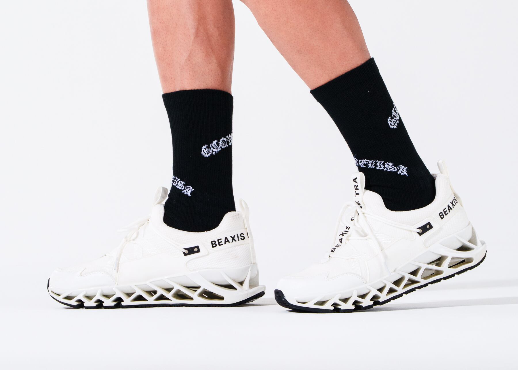 MEN'Sレギュラー黒×白/CoolMAX(MSBW)「実用新案登録申請中」