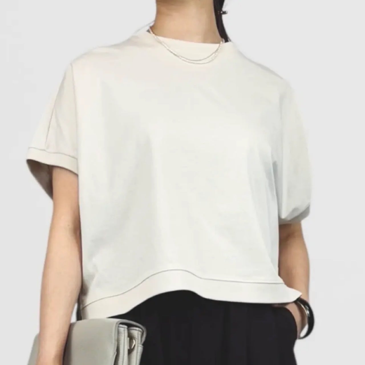 QTUME(クチューム)】配色ロゴワイドTシャツ［610-25218］ | GENERALE