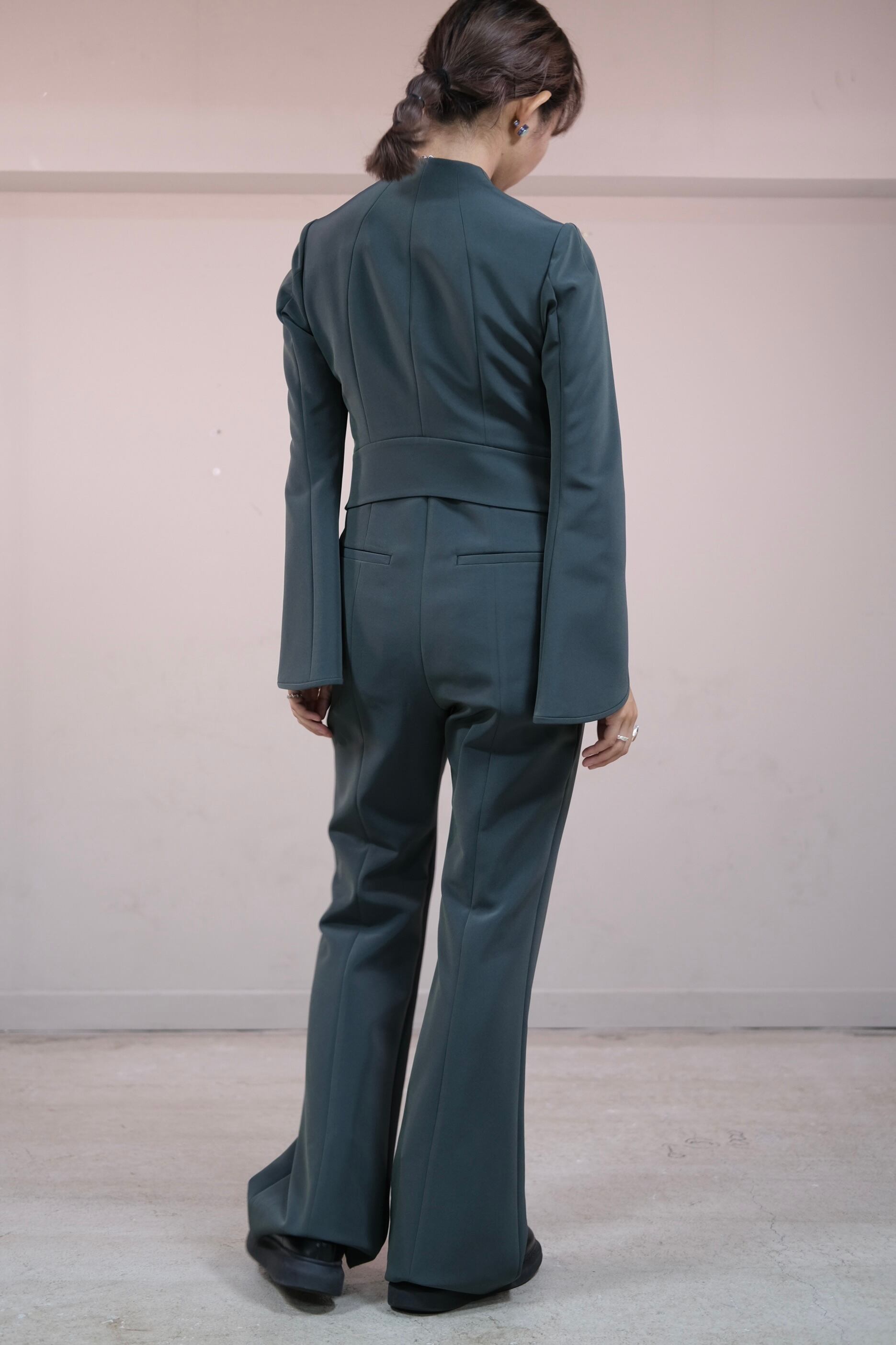 パンツ amachi. Jump Suit Size4 Triacetate Polyester Georgette