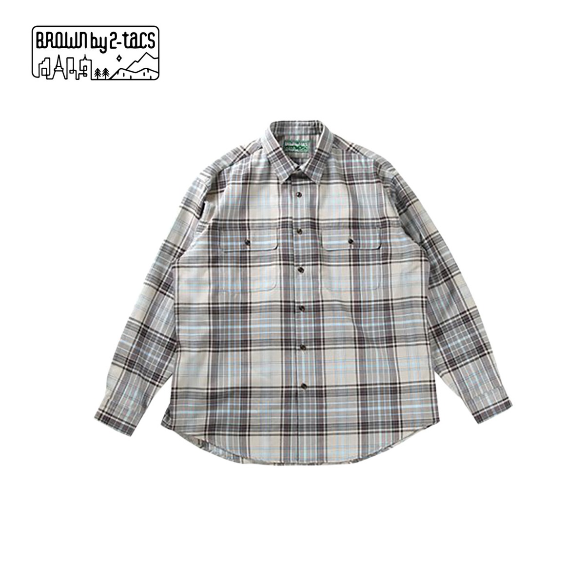 BROWN by 2-tacs Regular collar | WORKROWN UNIFORM