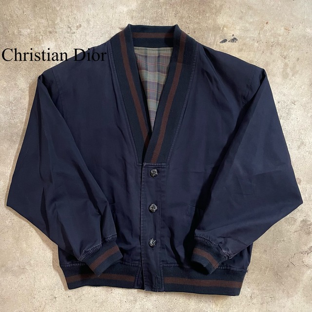 【Christian Dior】design cardigan blouson(lsize)0426/tokyo