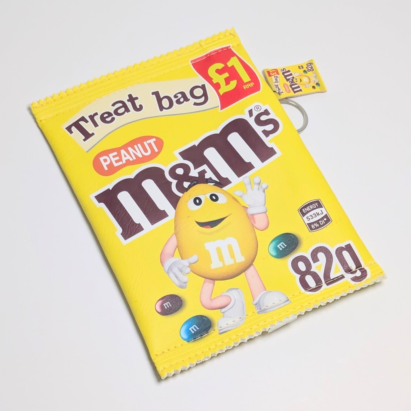 【 Snack Pack Pouch（ スナックパックポーチ ） 】『 m&m's / エムアンドエムズ / YELLOW 』小物入れ / コスメポーチ 〚アメリカン雑貨 アメトイ〛