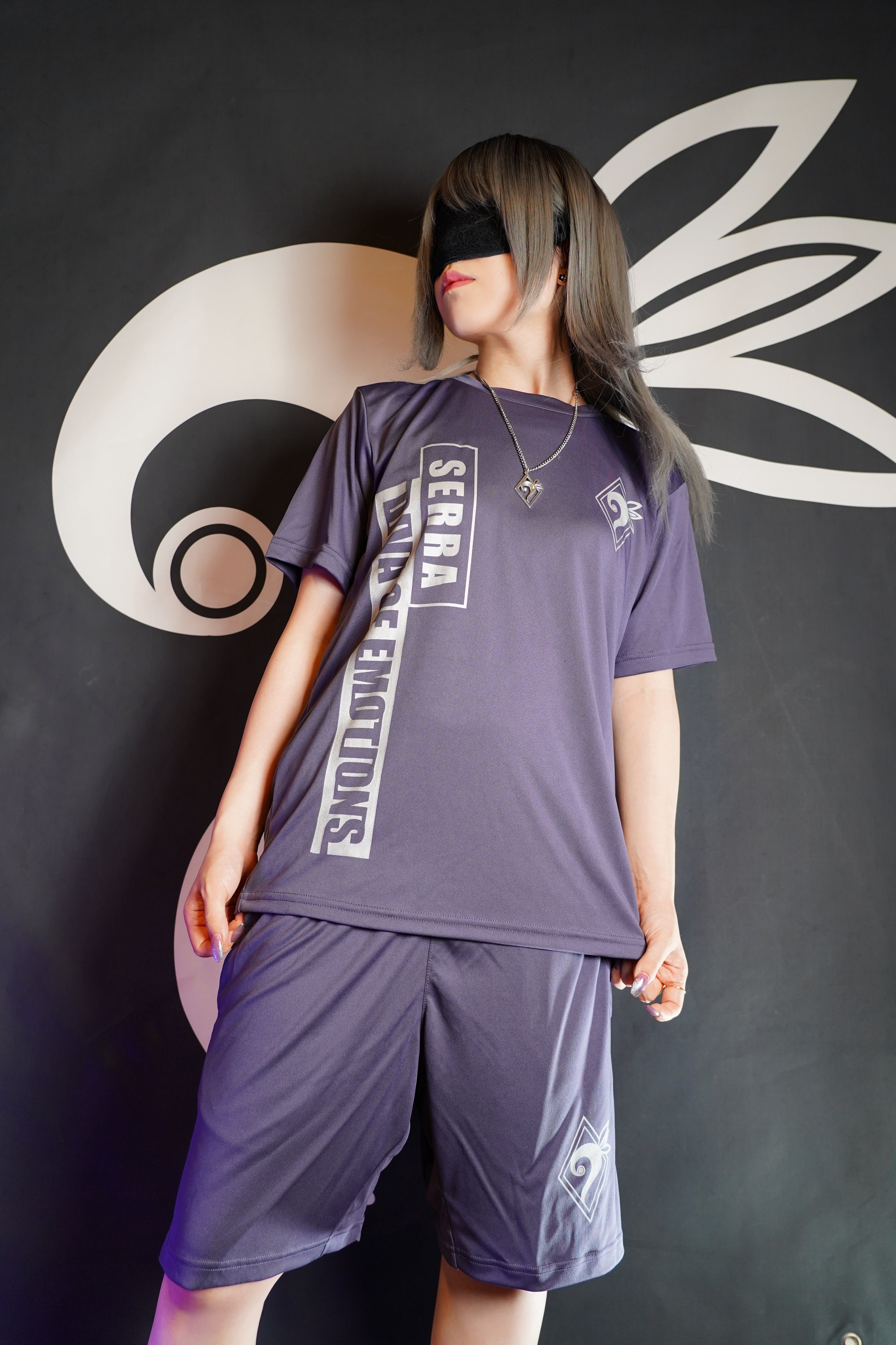 受注生産限定販売】ドライロゴTシャツ (Grayish purple) 【FC限定