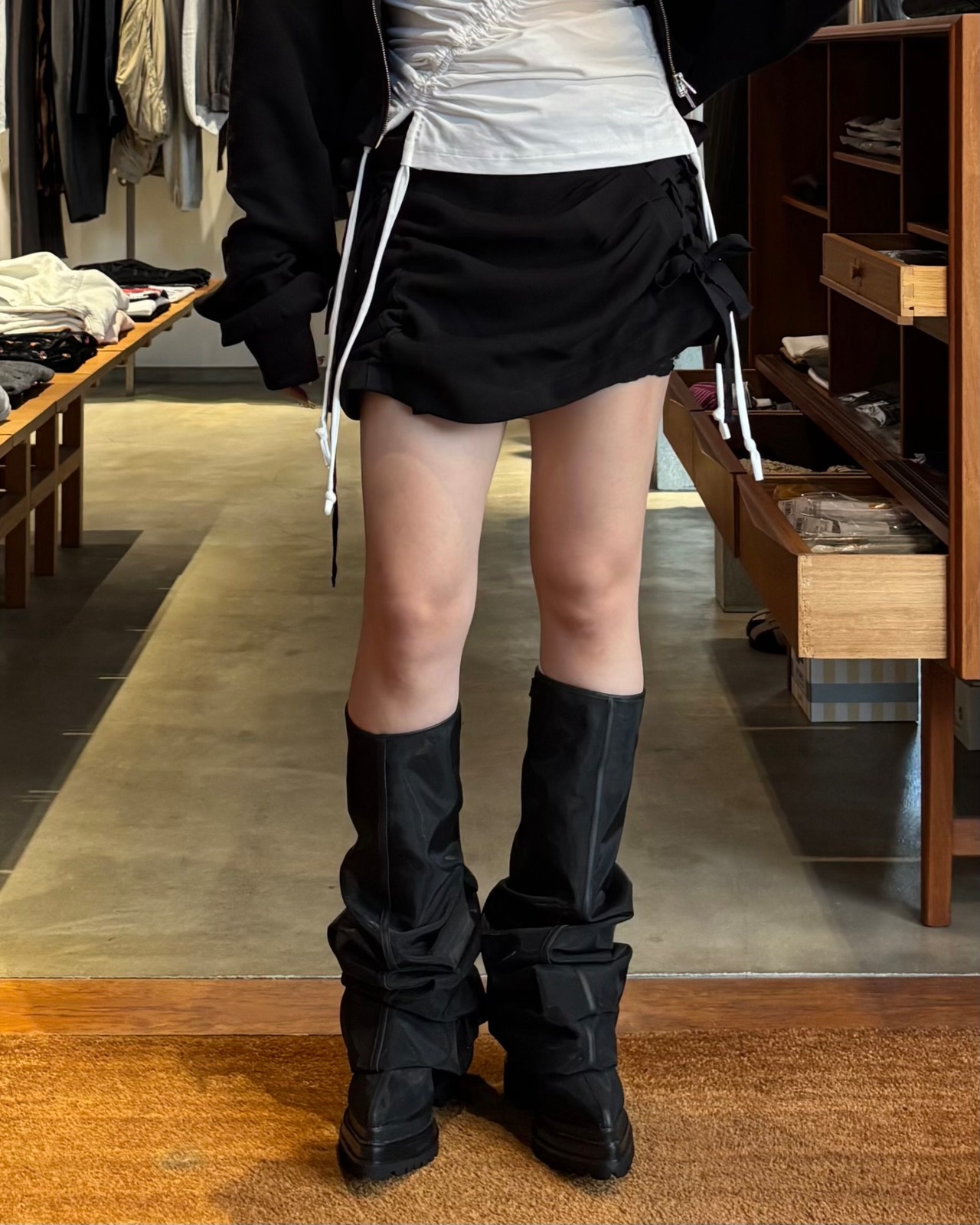 【26AW | WOMEN】Karlaidlaw  カーライドロー / ミニスカート / Ruched Mini Skirt. KLSS26-SK07 - 1