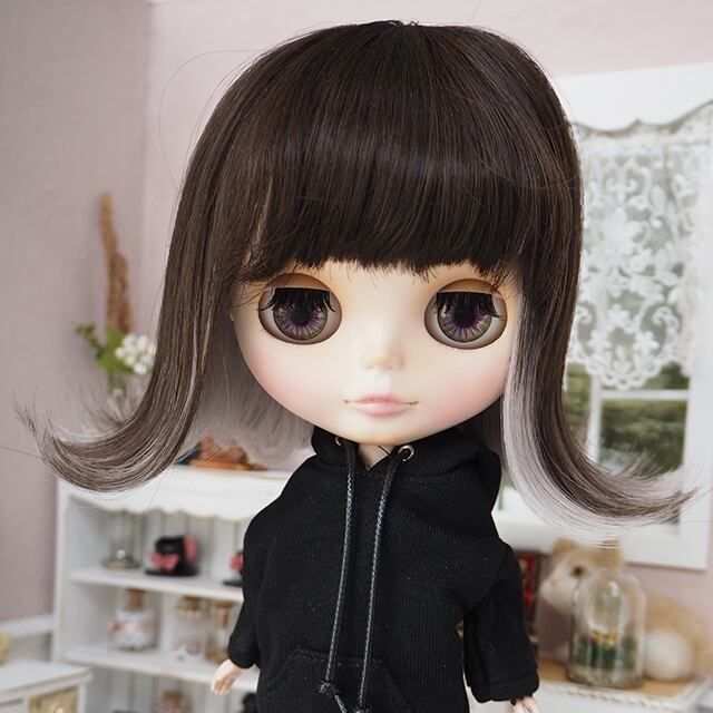 blythe _w-261ベージュ✨カルガンラムフルスキンウィッグ