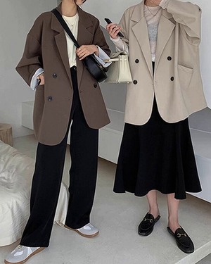 リラックステーラードスーツジャケット 3color A0565