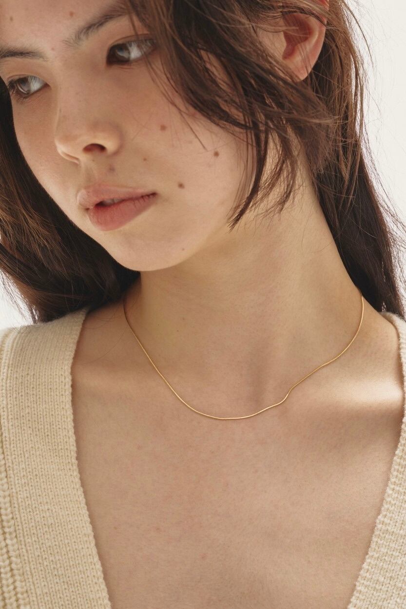 TODAYFUL Thin Necklace (Silver925) Gold / Silver