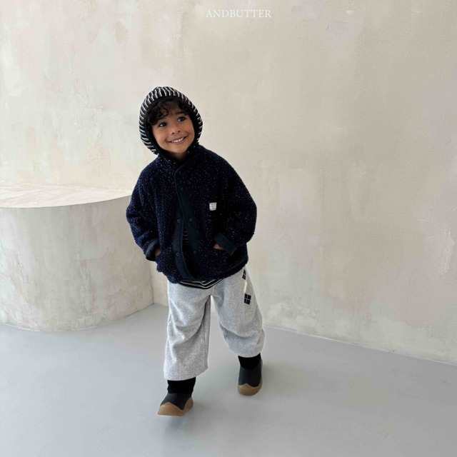 ウォームアーガイルテリージョガー 【andbutter】