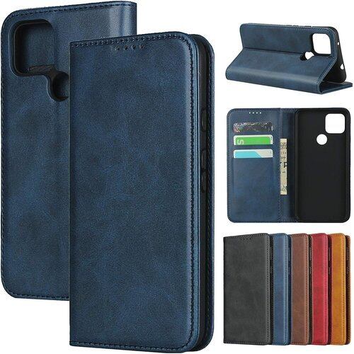 Eastwave Google Pixel 4A 5G ケース Pixel 5XL 手帳型 pixel4a 5g ケース携帯カバー 内蔵マグネット 合成皮革 財布型カバーカード収納 横置きスタンド機能 人気 おしゃれ 二つ折り 耐衝撃 5色 ブルー 658