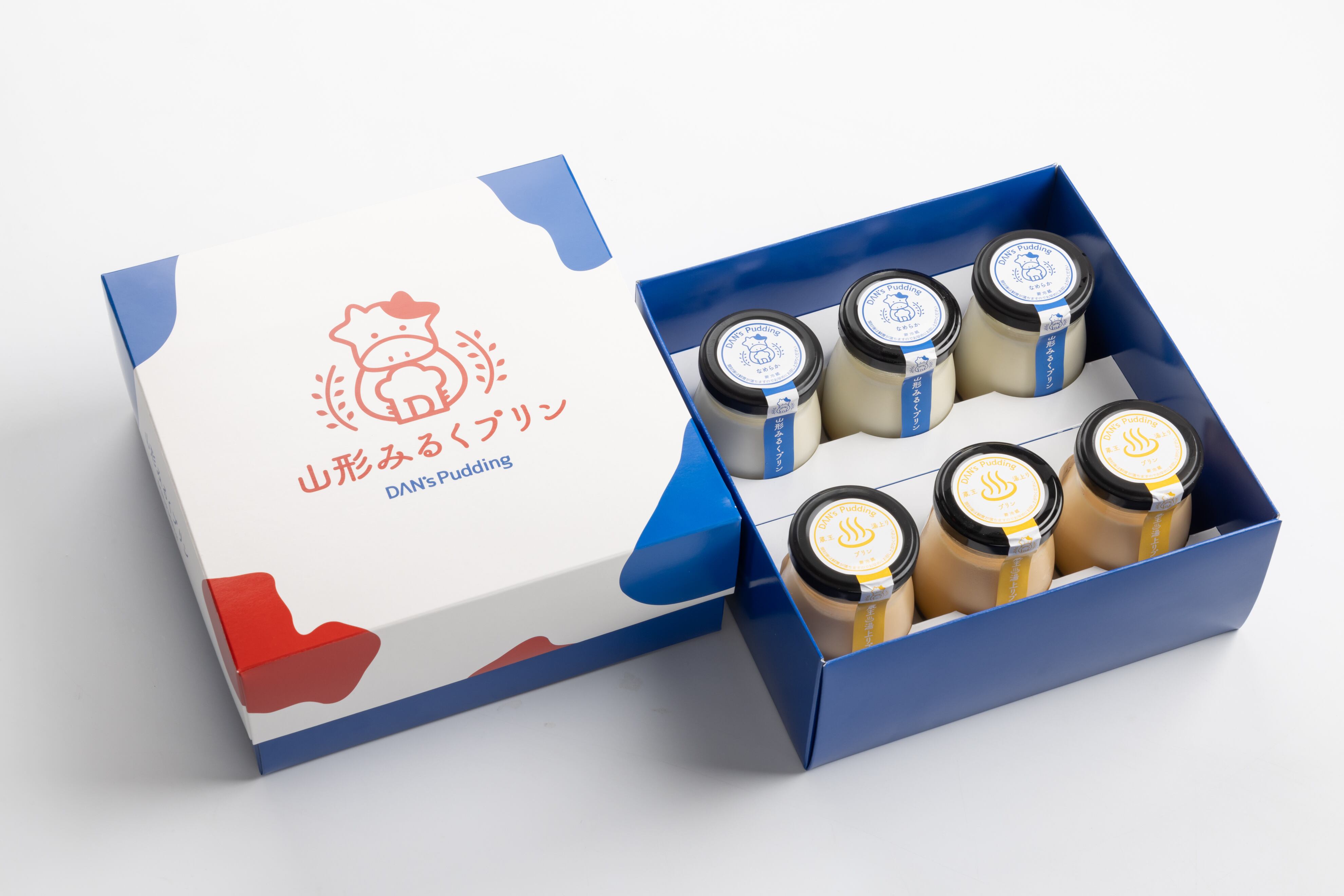 ふんばり温泉様 リクエスト 2点 まとめ商品 蔵王温泉湯上りプリン6個セット（冷凍） | やさしいパン工房 ダンズ