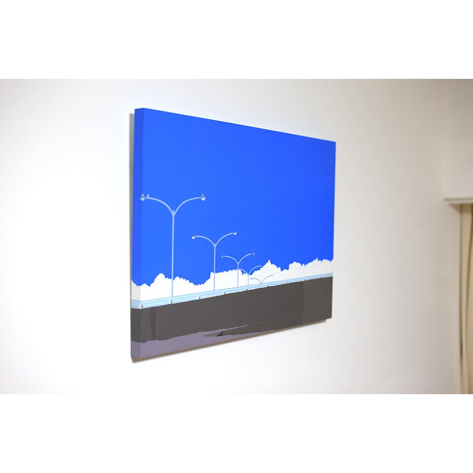 自転車に乗って」acrylic on canvas 652×455×26mm | 4410ART