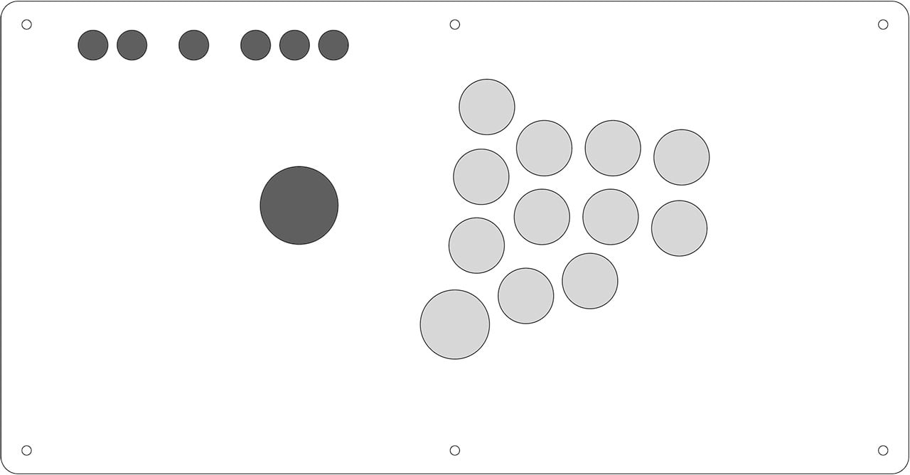 自作キット】JumpHack Lv08プロトタイプ スト6向けレバー 自作キット】JumpHack Lv08プロトタイプ スト6向けレバー