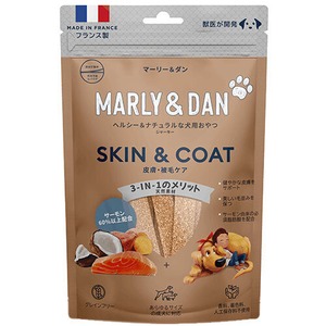 マーリー＆ダン　犬用ジャーキースナック　皮膚・被毛ケア　80ｇ
