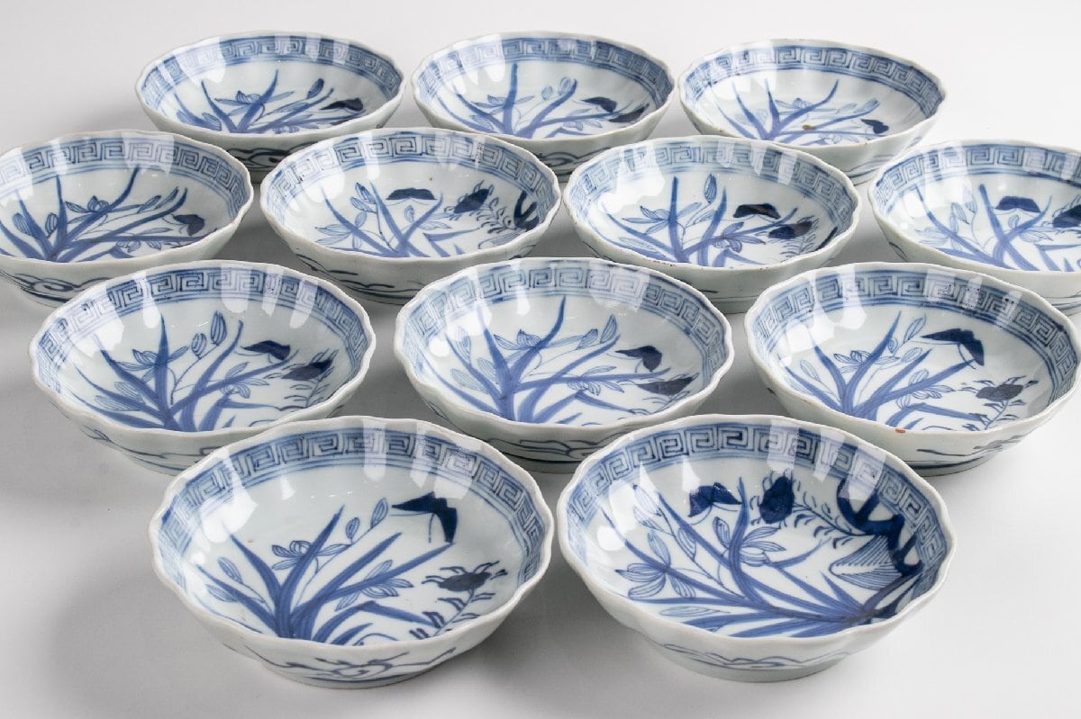 三田青磁 陰刻亀形小皿 豆皿 7客 E2290A バラ売り可能です | うつわや古季
