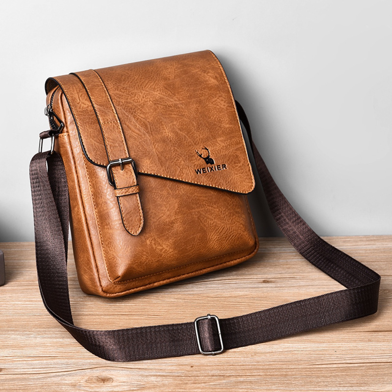 Retro Square Shoulder Crossbody Bag / レトロ スクエア ショルダー クロスボディ バッグ