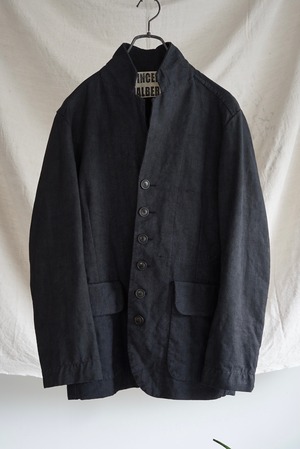 Vincent Jalbert - Full Vintage Linen 6 Buttons Jacket (black)