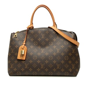 ルイ ヴィトン モノグラム グラン パレMM ハンドバッグ ショルダーバッグ 2WAY M45898 ブラウン PVC レザー レディース LOUIS VUITTON 【中古】