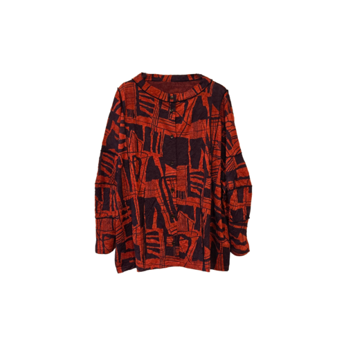 【最新作】フラグメントジャカードキャッチワッシャーカーデ【264-2238】
