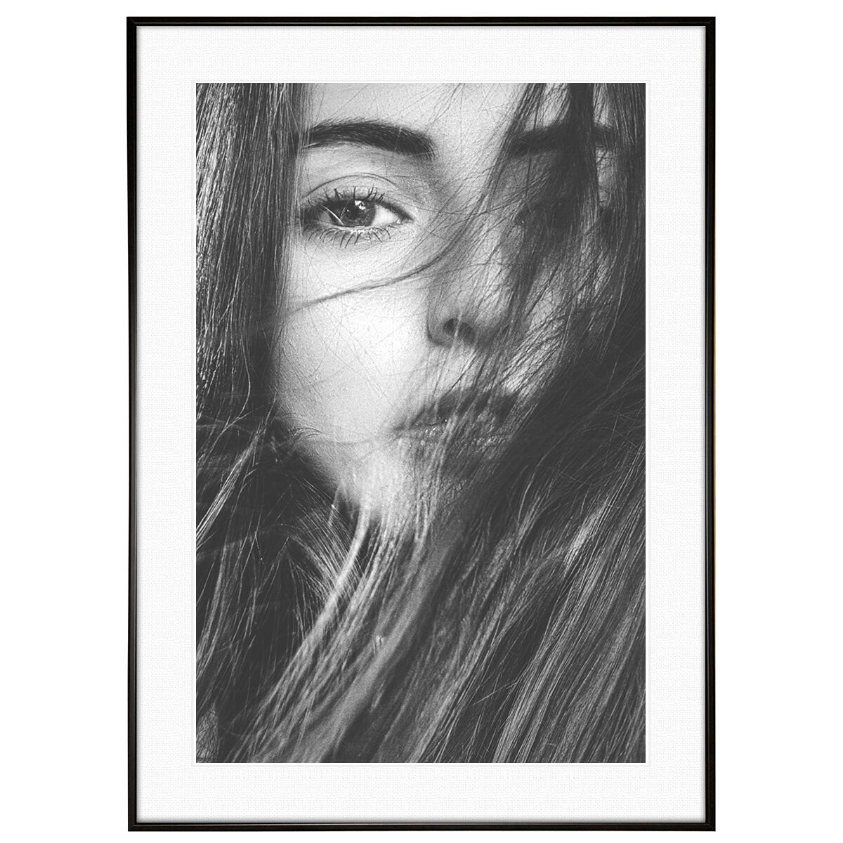 モノクロ ポートレートアートプリント‼️ 特大９０✖️７５‼️ モノクロ ポートレートアートプリント‼️ 特大90✖️75‼️