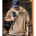 Half Zip Up Hooded Pullover Parker ◇H0063