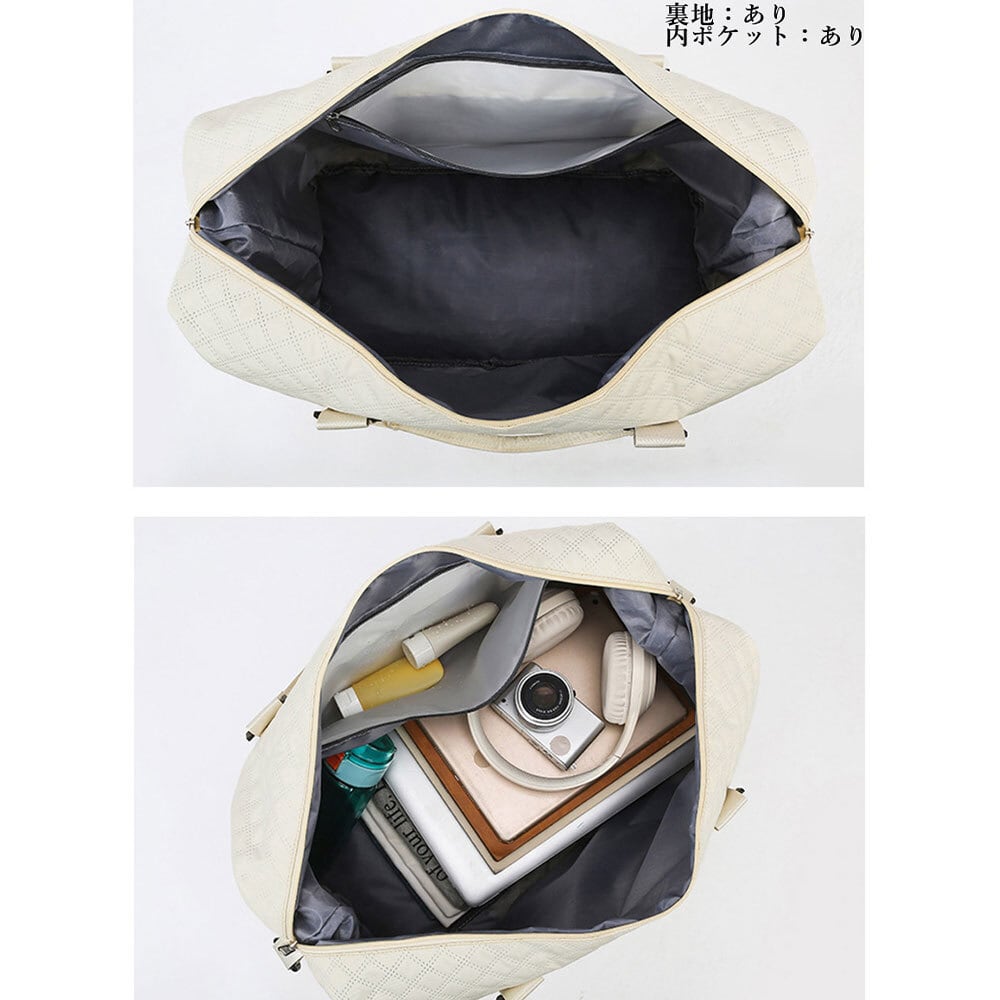 ボストンバッグ レディース キルティング ショルダーバッグ付き 韓国 大容量 旅行 レジャー 出張 学生 大人 ジムバッグ 機内持ち込み スポーツバッグ 大人可愛い 大人女子