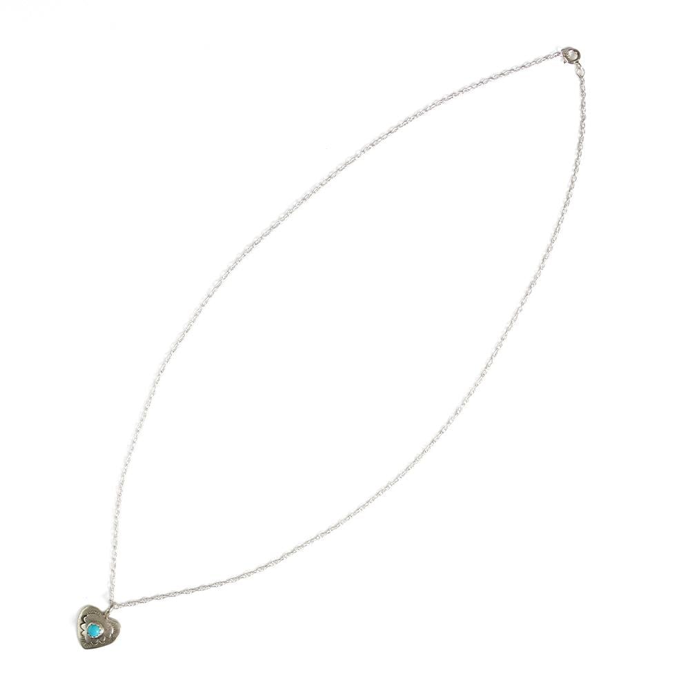 INDIAN JEWELRY インディアンジュエリー】Navajo Stampwork Heart