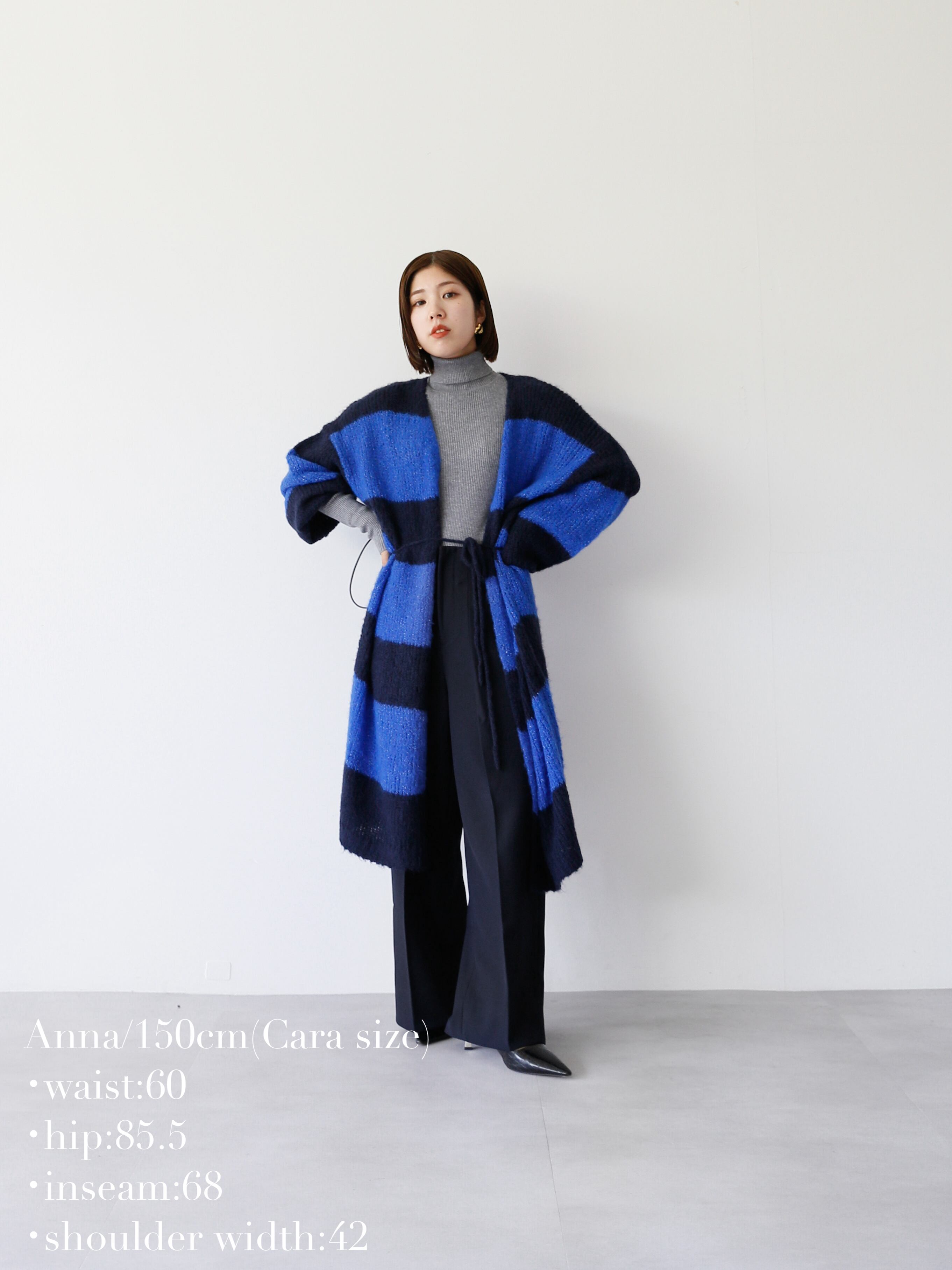 【タンロン】 ①カトー衣装（上着）　② カリスマテック２本 mohair like long knit cardigan | Katrin TOKYO