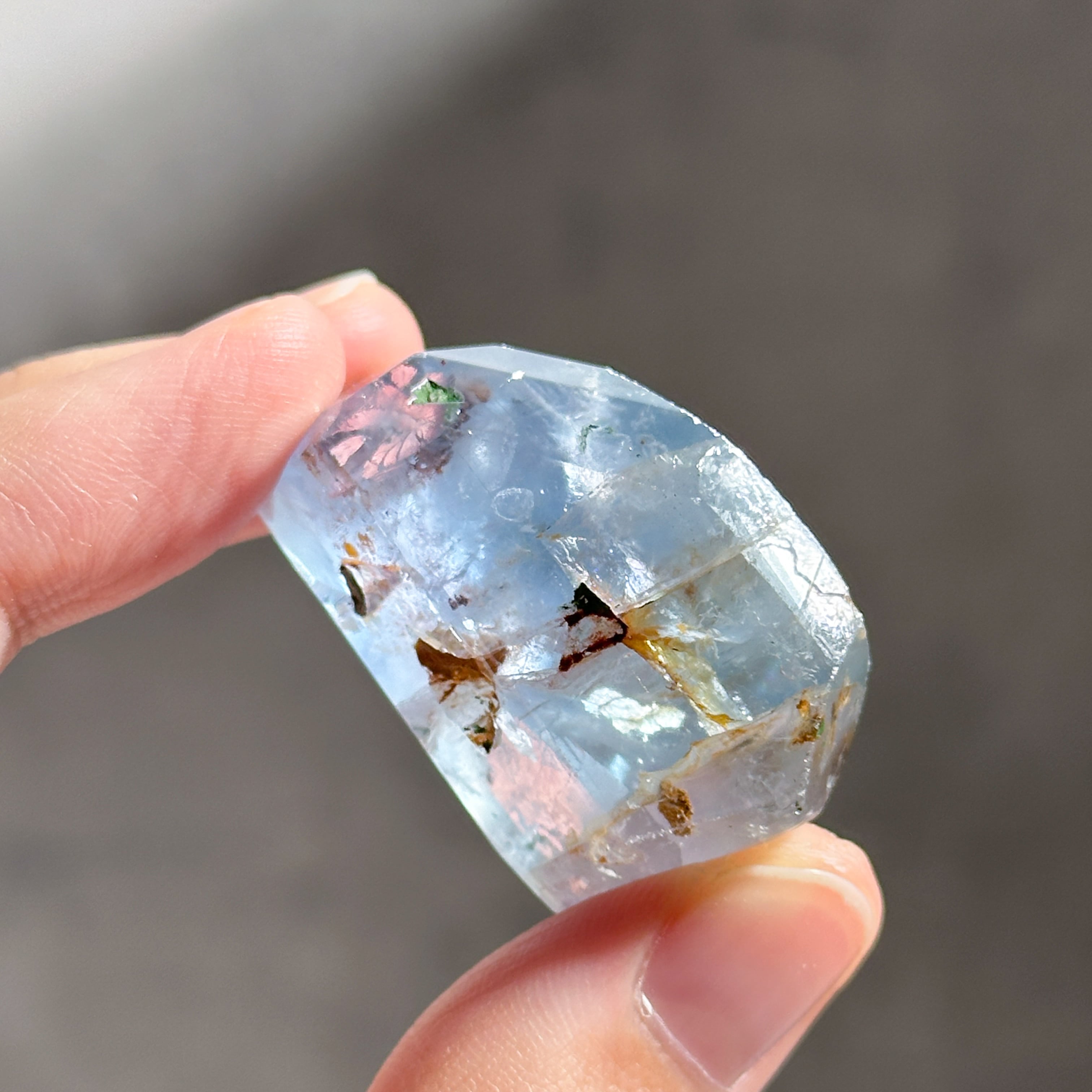 高品質　グリーンアップルフローライト　フリーフォーム ブルーフローライト フリーフォーム 21◇ Fluorite ◇天然石・鉱物