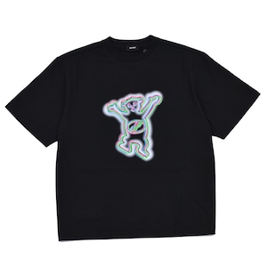 【WE11DONE】WHITE COLORFUL TEDDY PRINT T-SHIRT