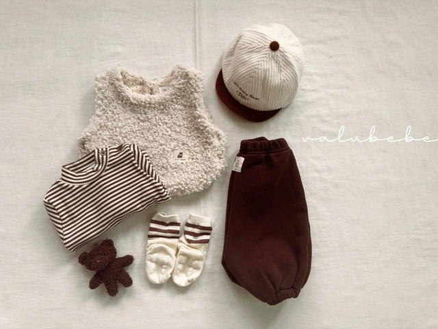 [予約][送料無料]《valubebe》Duo brushed jogger pants (baby) 21
