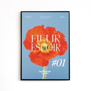 ♯011 POPPY FLOWER  POSTER