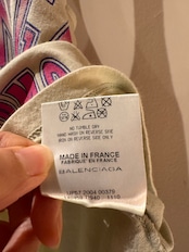 【ARCHIVE】”BALENCIAGA(バレンシアガ)” 2004SS "LE DIX" Perfume Bottle タンクトップ